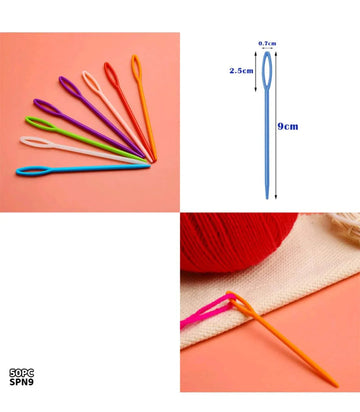 Sewing Plastic Needle 50Pc (Spn9)