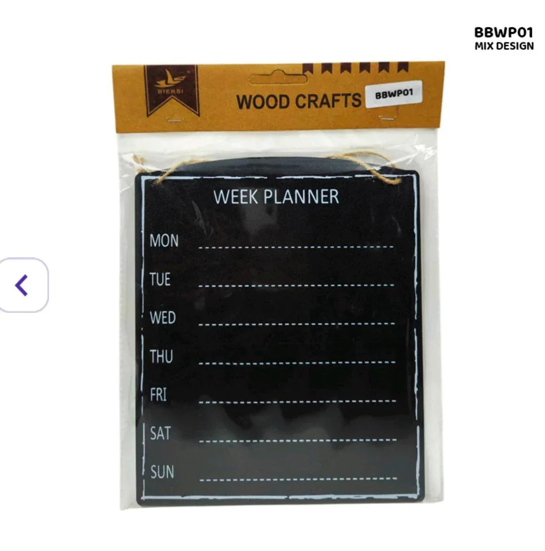 Black Board Week Planner (Bbwp01)
