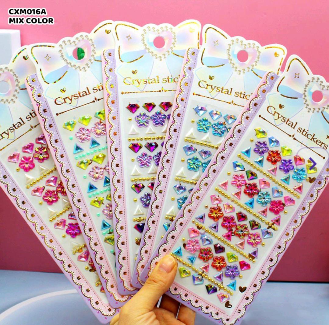 Cxm016A Crystal Sticker Flower Gem