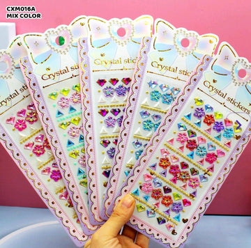Cxm016A Crystal Sticker Flower Gem