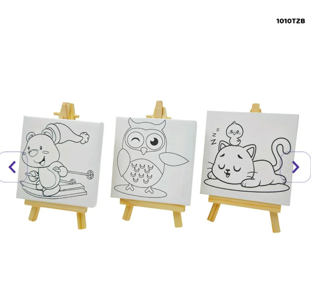 Mini Canvas And Easel Printed 1010Tzb