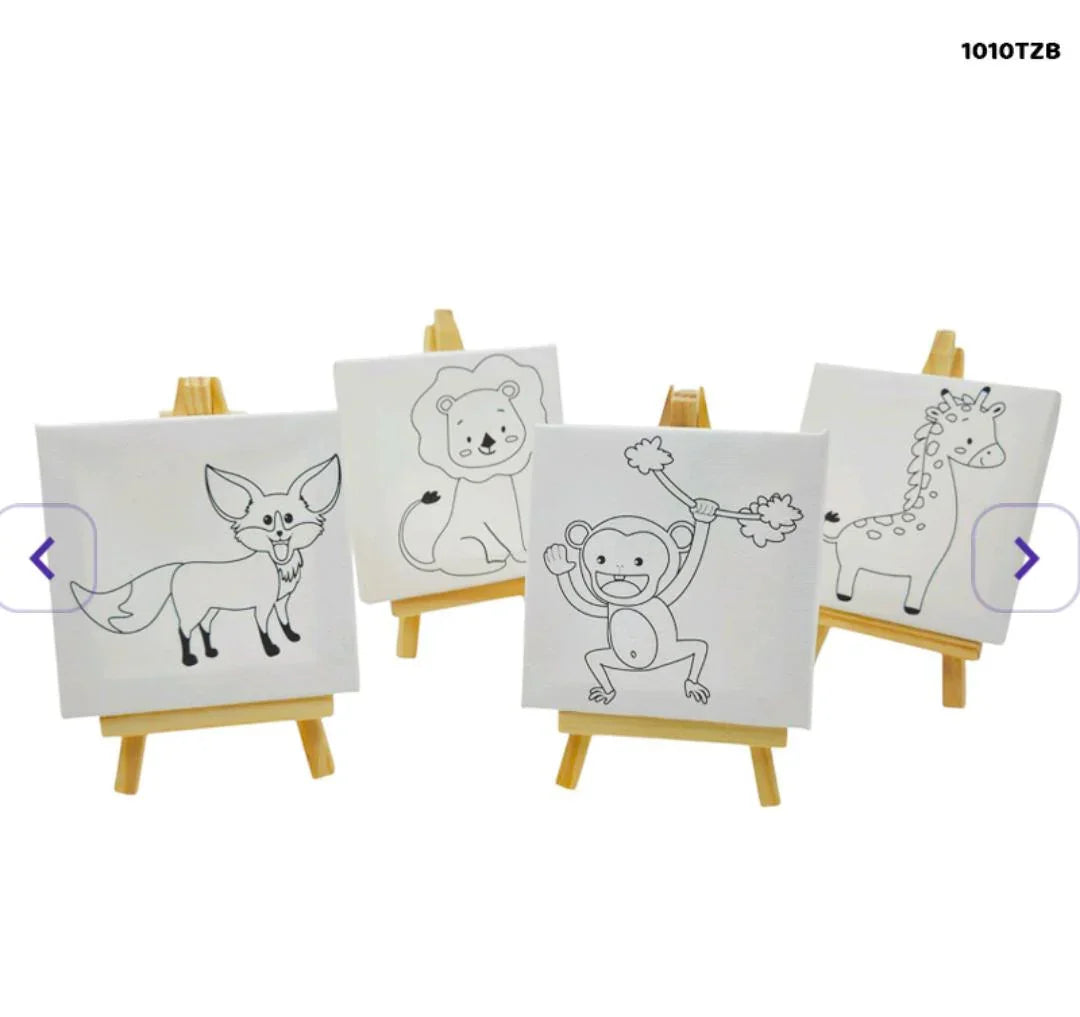 Mini Canvas And Easel Printed 1010Tzb