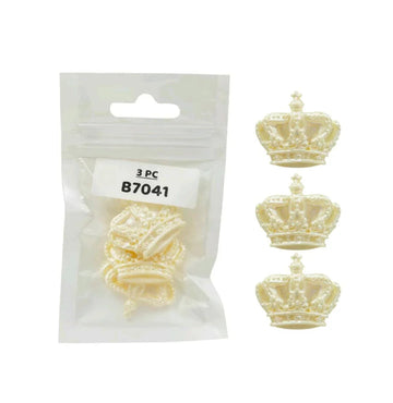 B7041 Resin Emblishment 3Pc