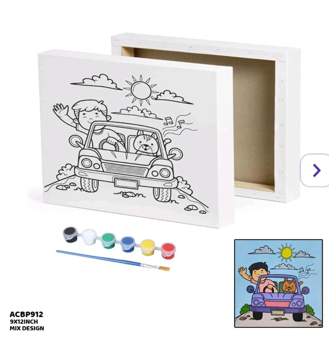 Canvas Board Premarked 9X12 Inch (Acbp912)