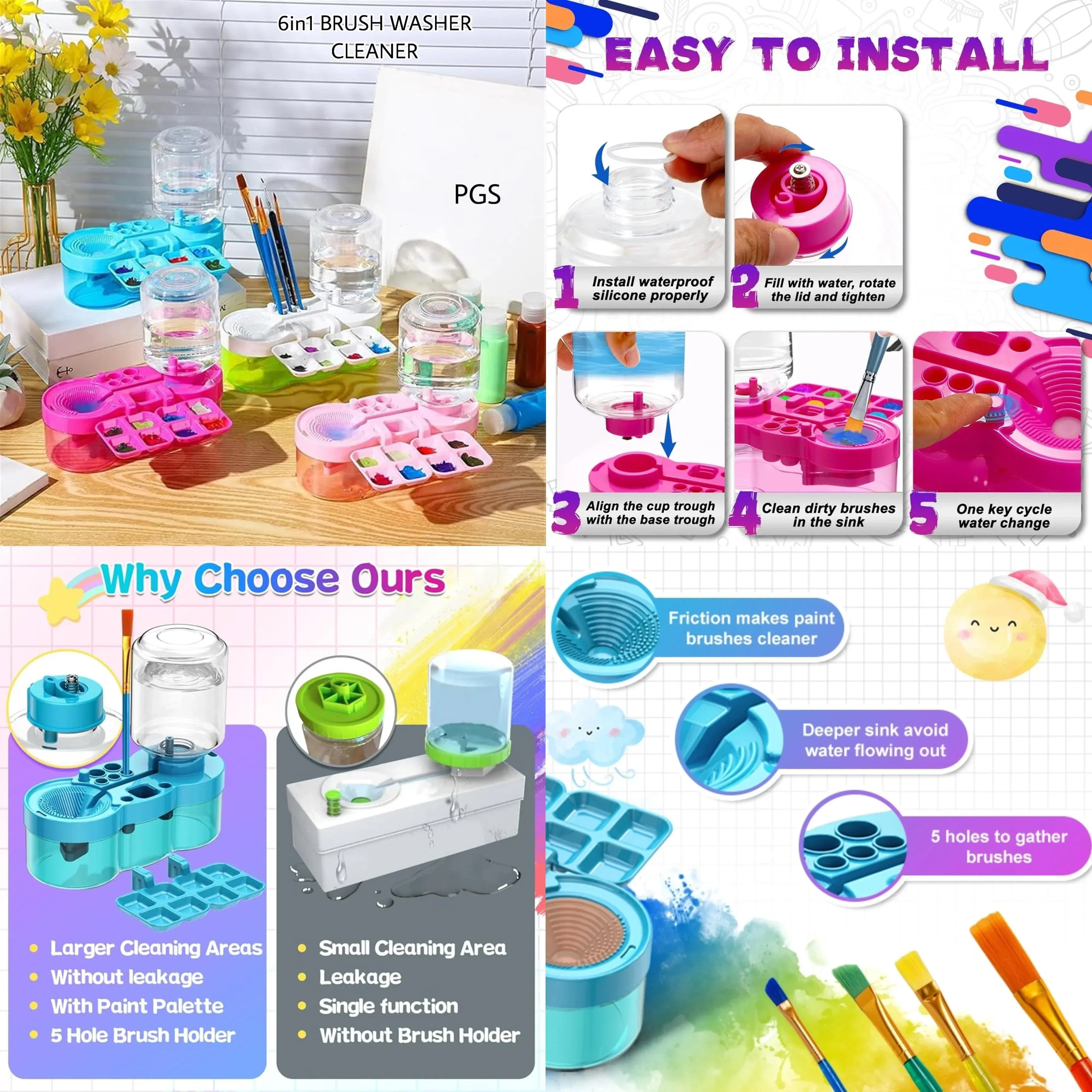 E01000 Brush Cleaner High Performance