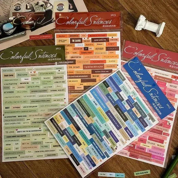 Wxlt Purple Sakura Sticker 3 Sheet