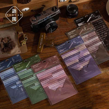 Wxlt Purple Sakura Sticker 3 Sheet