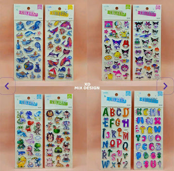 Xd Funny Cartoon Print Sticker (Xd)