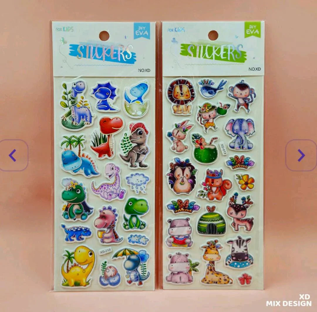 Xd Funny Cartoon Print Sticker (Xd)
