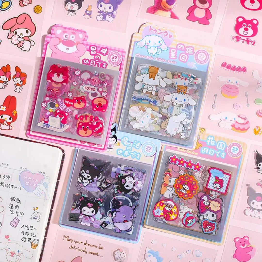 Yde25 25Pc Cartoon Print Kids Sticker
