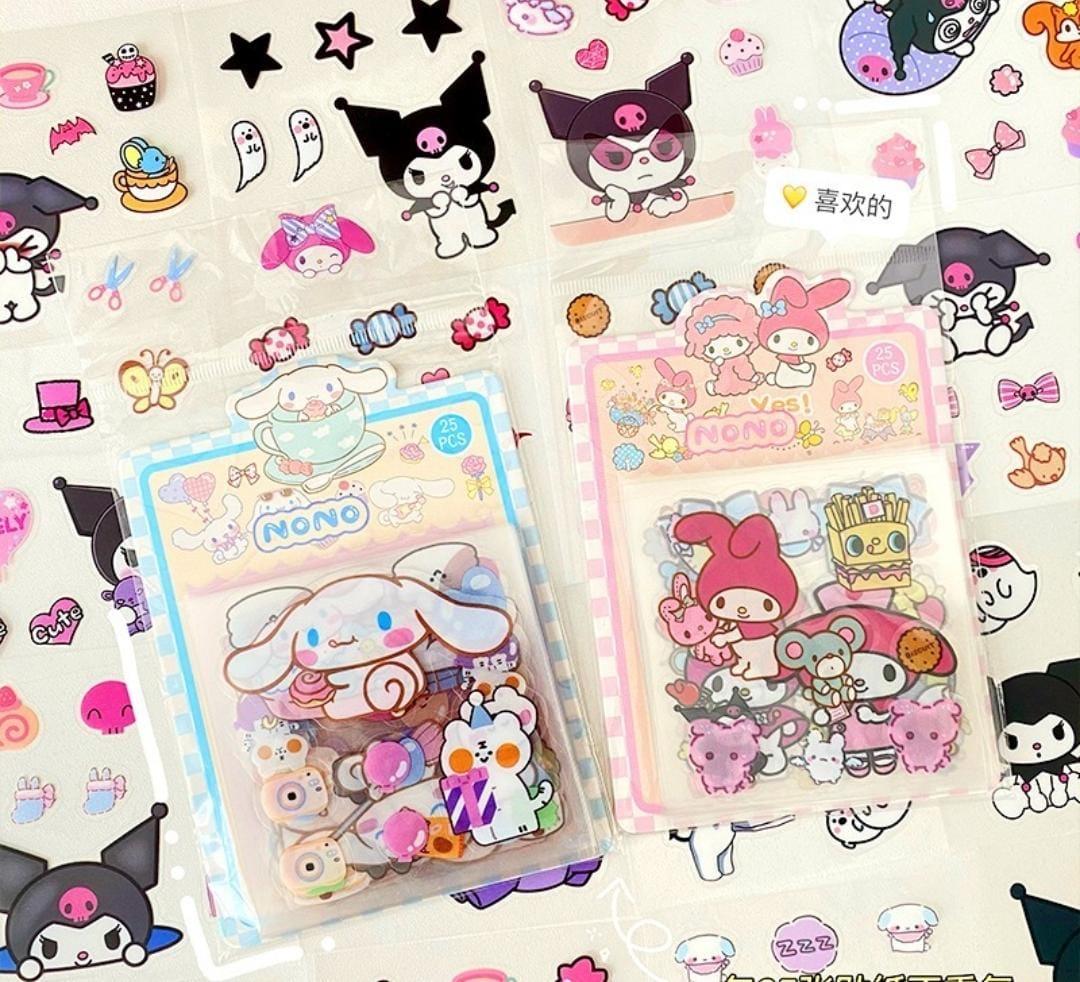 Yde25 25Pc Cartoon Print Kids Sticker