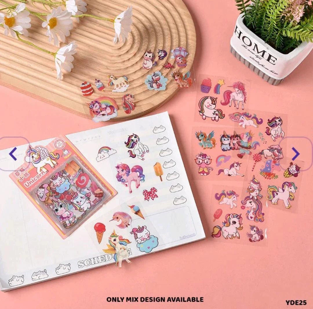 Yde25 25Pc Cartoon Print Kids Sticker