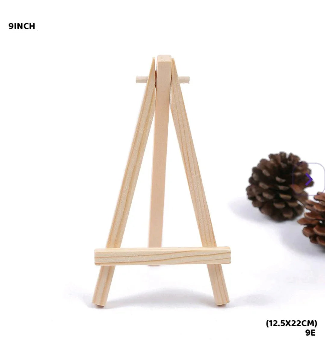 Wooden Easel 9" (12.5X22Cm) (9E) Ch