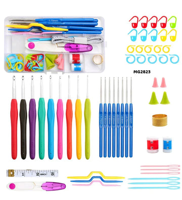 Mg2823 Knitting Crochet Hook Needle Set 52Pc