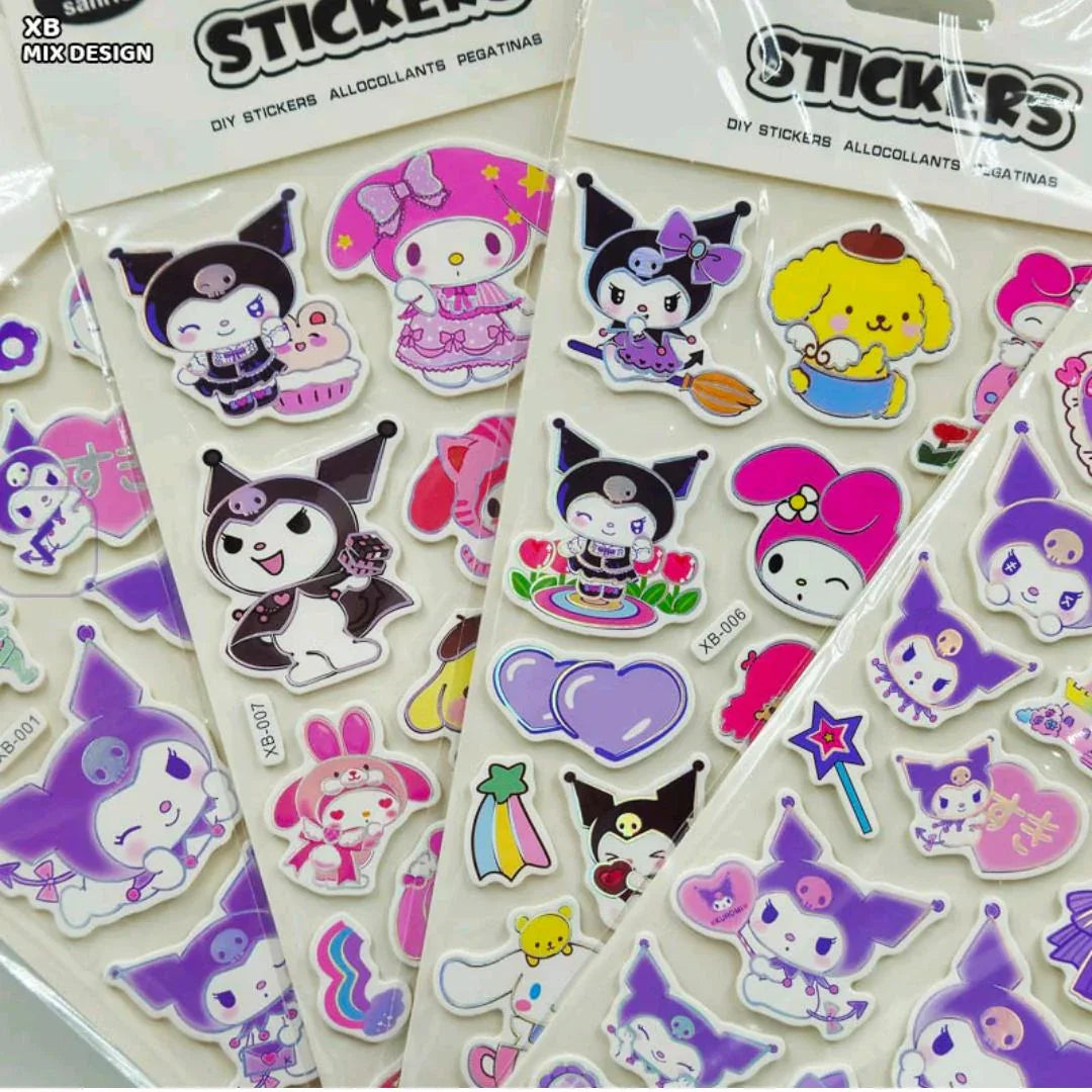 Xb Funny Cartoon Print Sticker (Xb)
