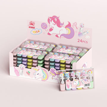 Pastel Unicorn Color highlighter l Pack of 6 highlighter