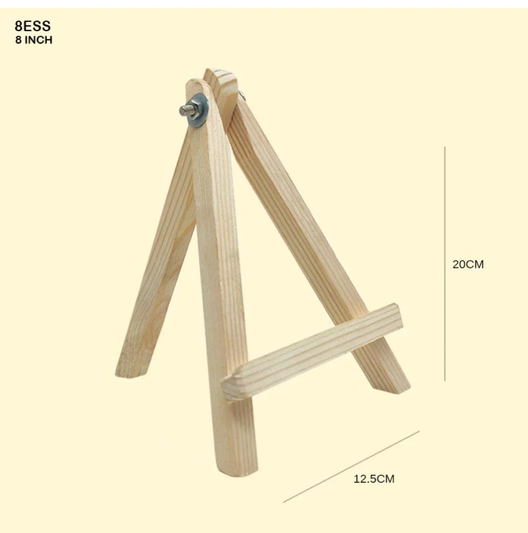 Wooden Easel 8" With Screw (8Ess) In
