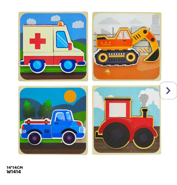 Wt Animal 3D Puzzle 14*14Cm W1414