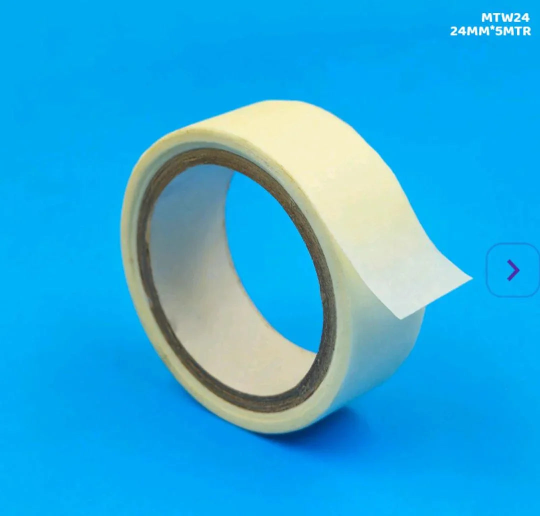Mtw24 Masking Tape White 24Mm*5Mtr