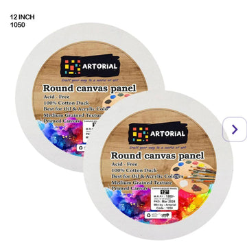 Ao Canvas Board Round 12 Inch (1050)