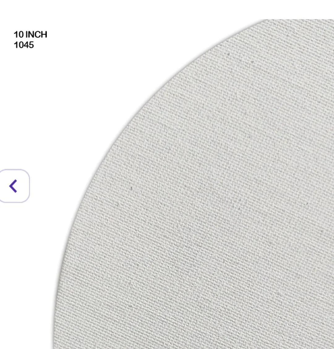 Ao Canvas Board Round 10 Inch (1045)