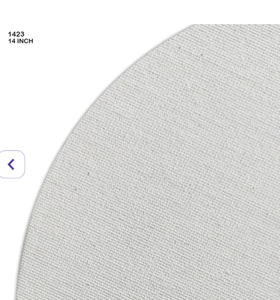 Ao Canvas Board Round 14 Inch (1423)