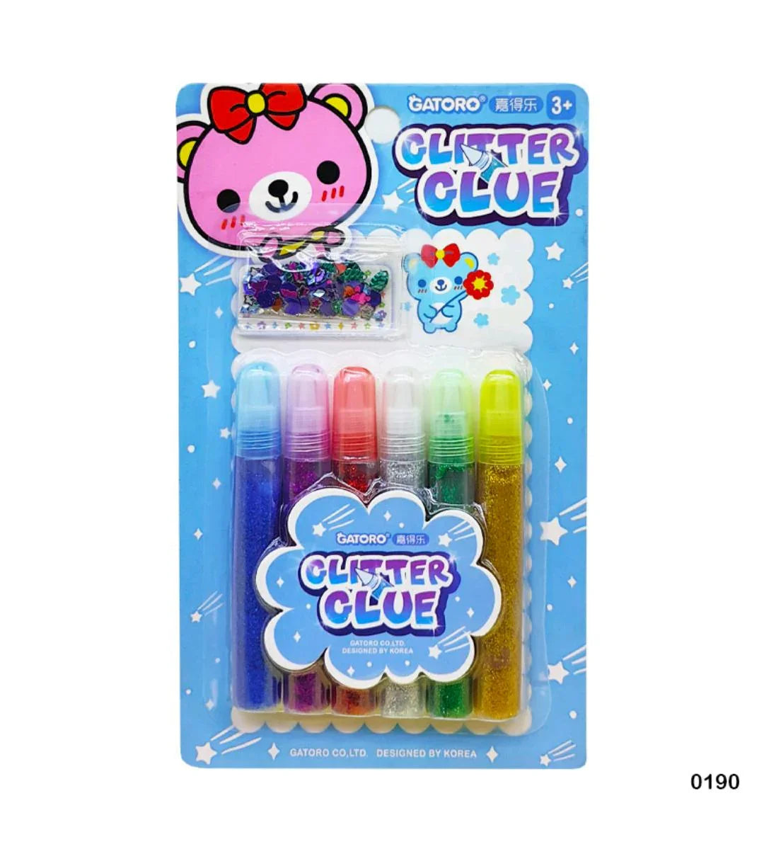 0190 Glitter Glue Opec (6 Color)