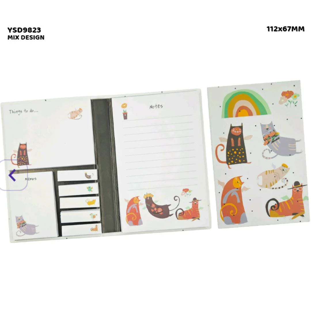 Ysd9823 Sticky Planner Cartoon Print 112X67Mm