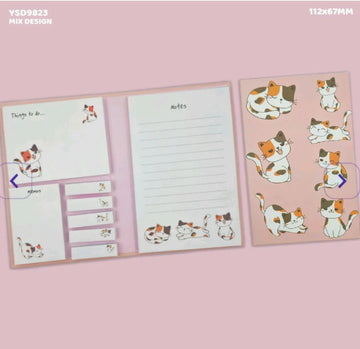 Ysd9823 Sticky Planner Cartoon Print 112X67Mm