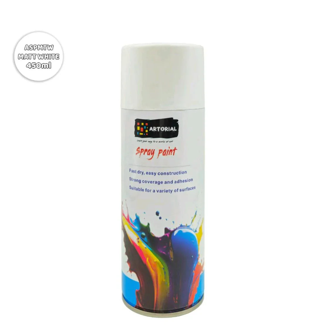 Aspmtw Artorial Spray Paint Matt White 450Ml