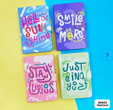 5803-24 Printed Note Book A5 (21X14Cm)