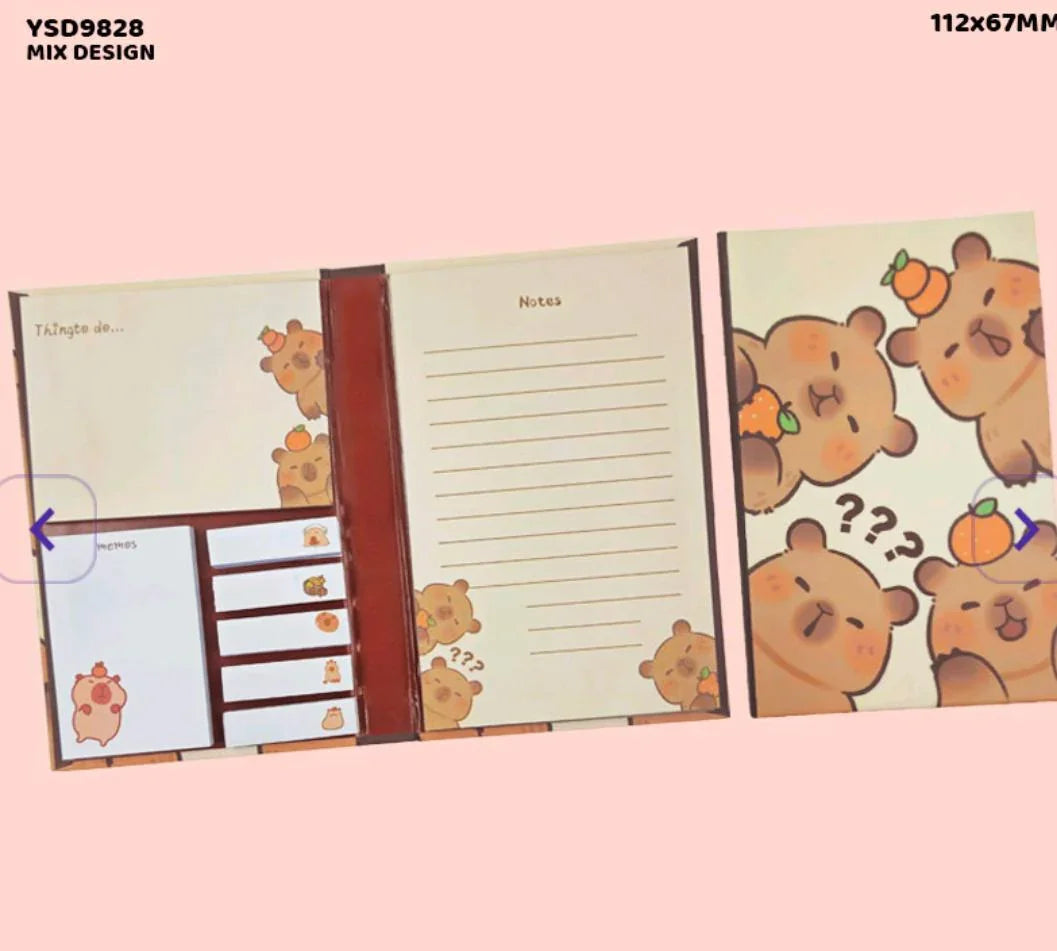 Ysd9828 Sticky Planner Cartoon Print 112X67Mm