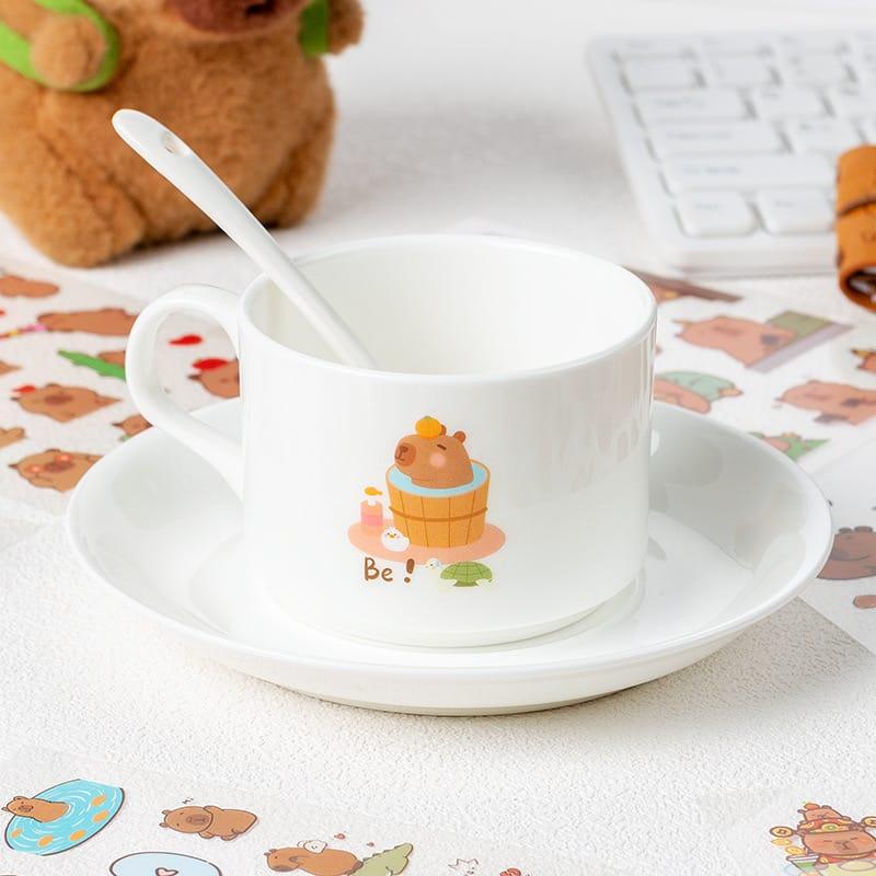 Cute Capybara Pet stickers for Journaling and scrapbooking l Pack of 1 contains 6 sheets l 100x150mm