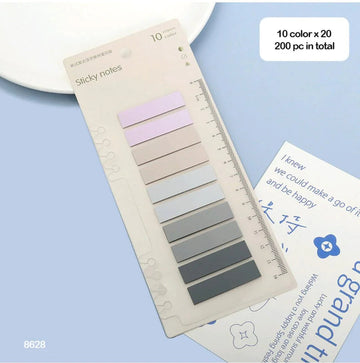 8628 Sticky Notes 10 Color 11X44Mm Color Note