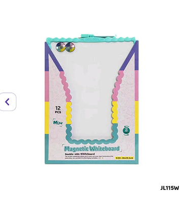 Jl115W Writing White Board Magnetic 21.5X28Cm