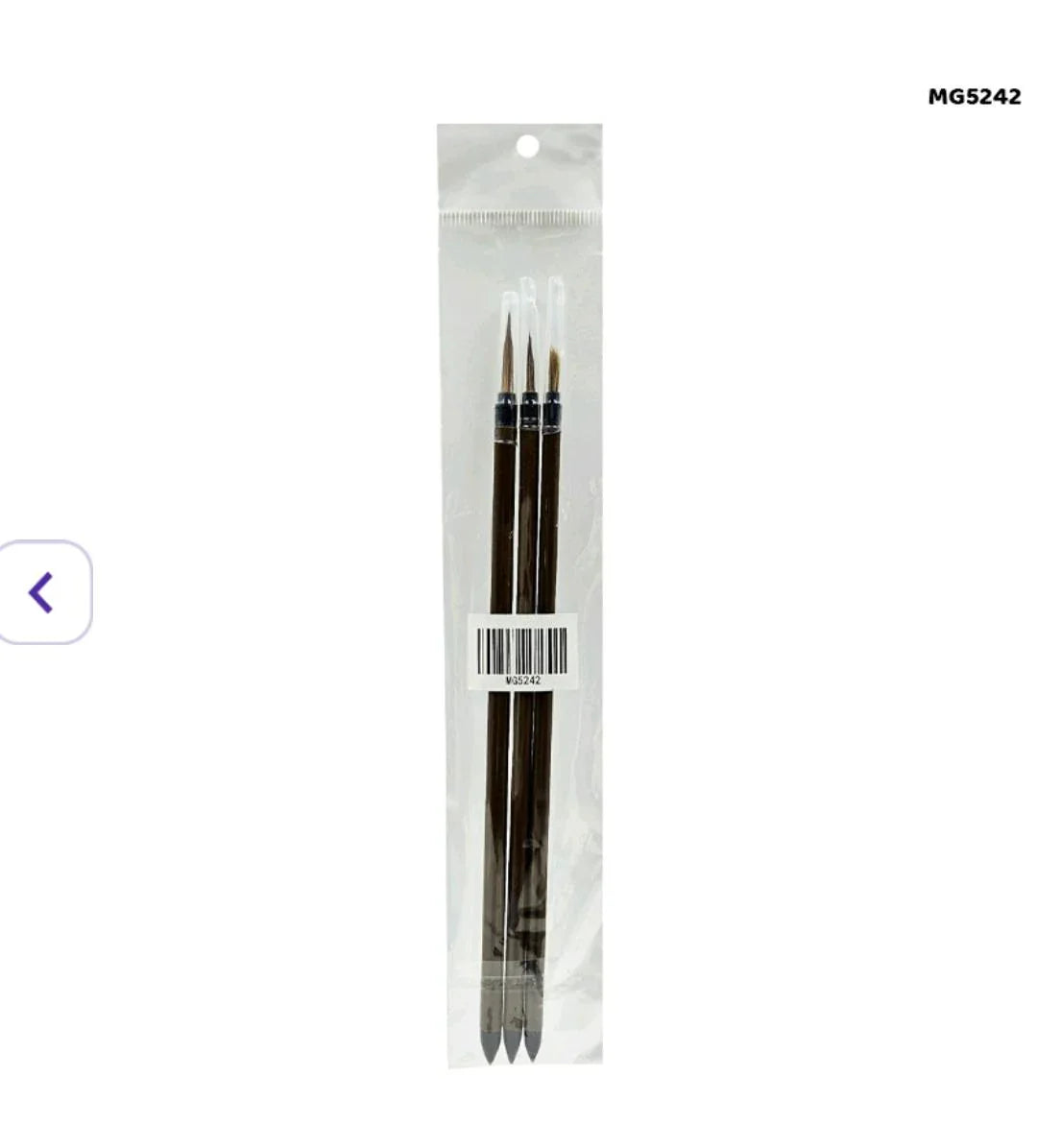 Mg5242 3Pc Paint Brush And Emboss Tool