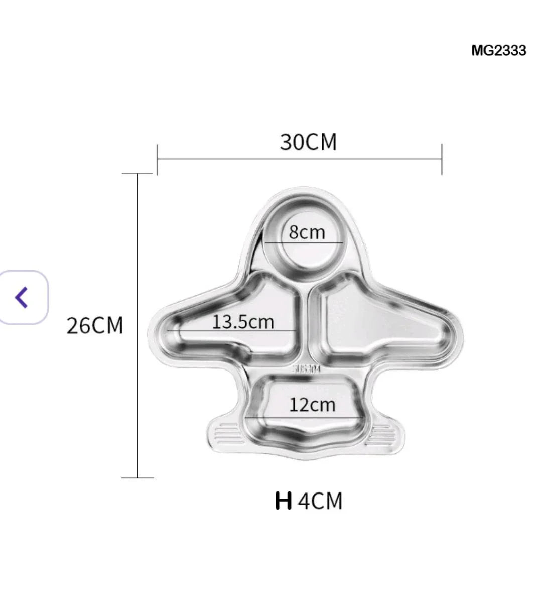 Food Plate Mg233-3 Plane 30*26Cm
