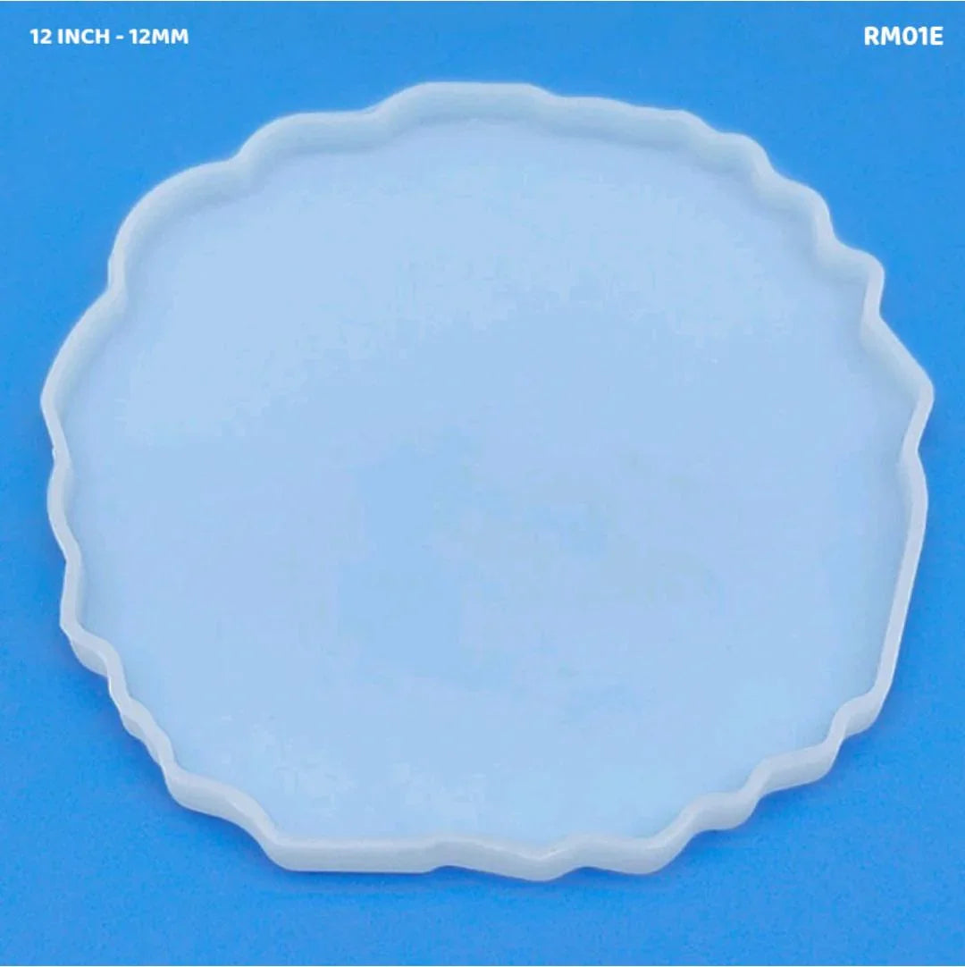 Rm01E Silicon Mold Round Agate 12 Inch