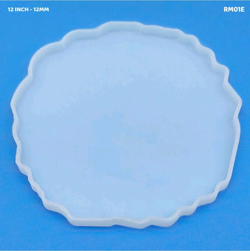 Rm01E Silicon Mold Round Agate 12 Inch