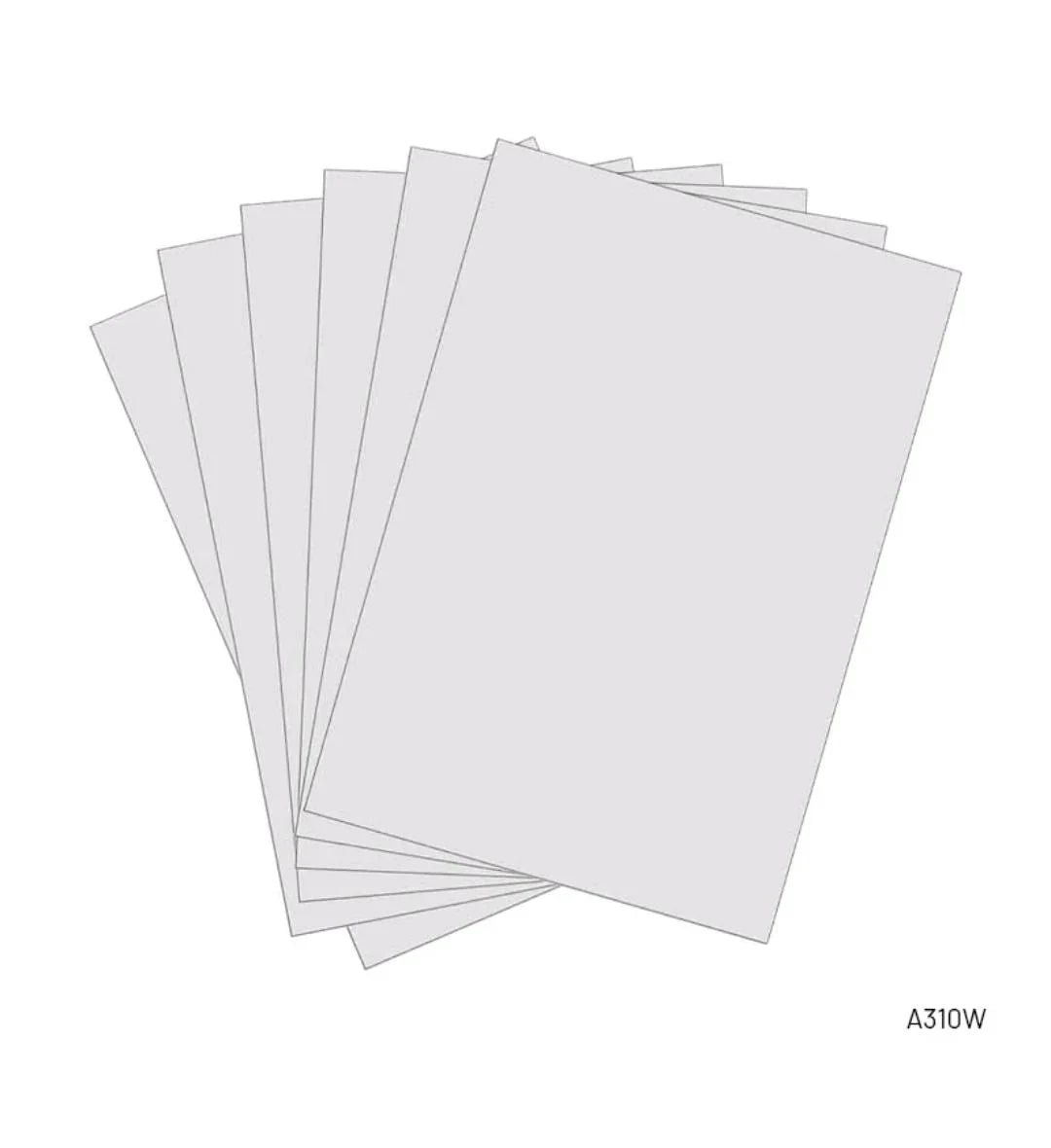 A3 Card Stock 10 Sheets White 300Gsm (A310W)