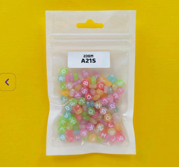 Bracelet Beads Plastic 20Gm (A21S)