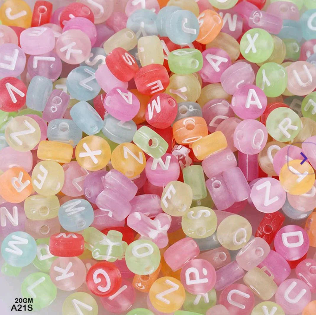 Bracelet Beads Plastic 20Gm (A21S)