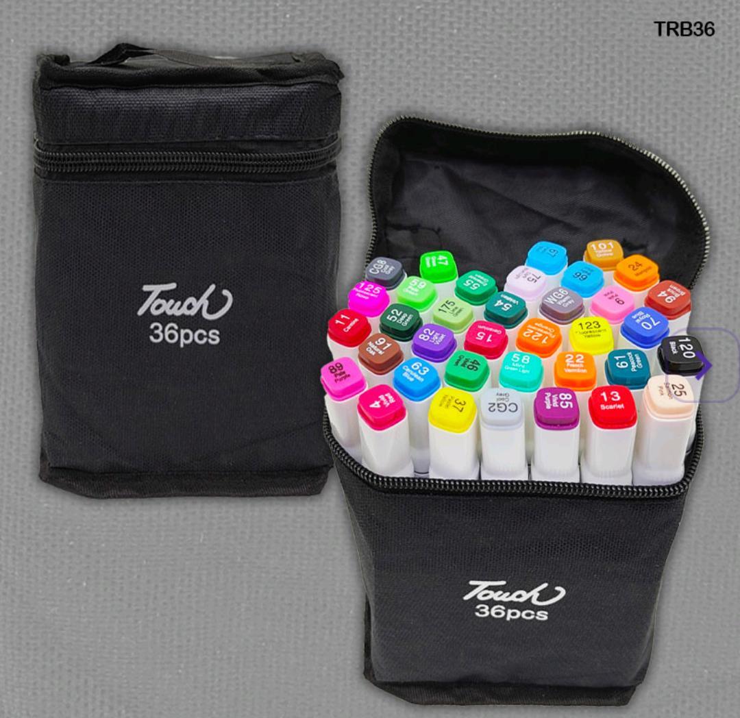 Touch Room Marker 36 Black Pouch (Trb36)