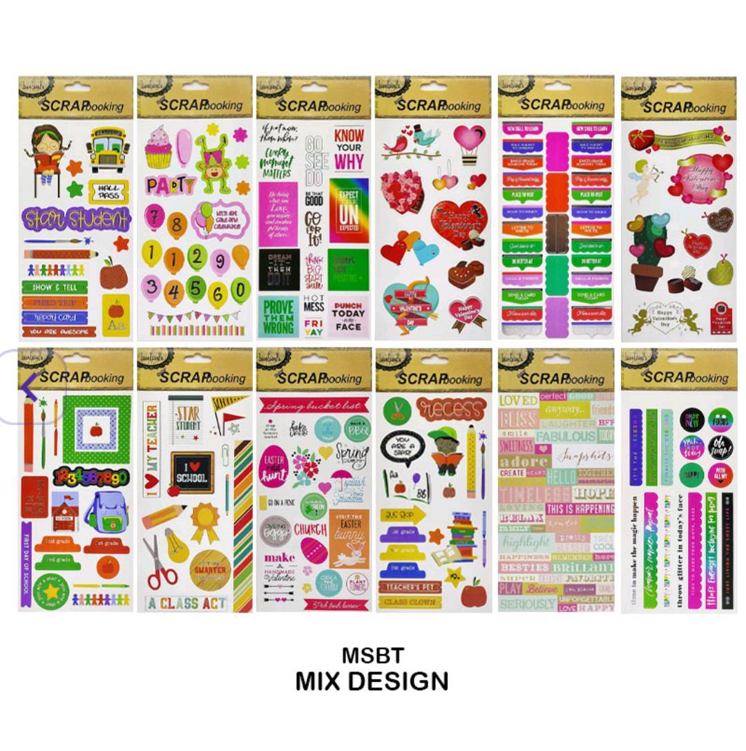 Msbt Scrap Book Sticker (Mix)
