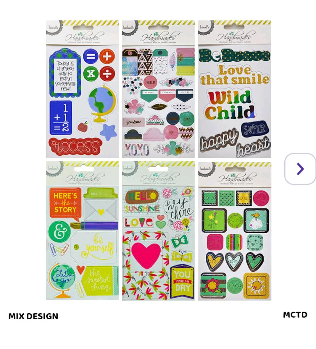 Mctd Scrapbooking Sticker