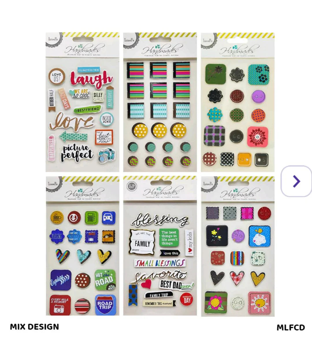 Mlfcd Scrapbooking 3D Sticker