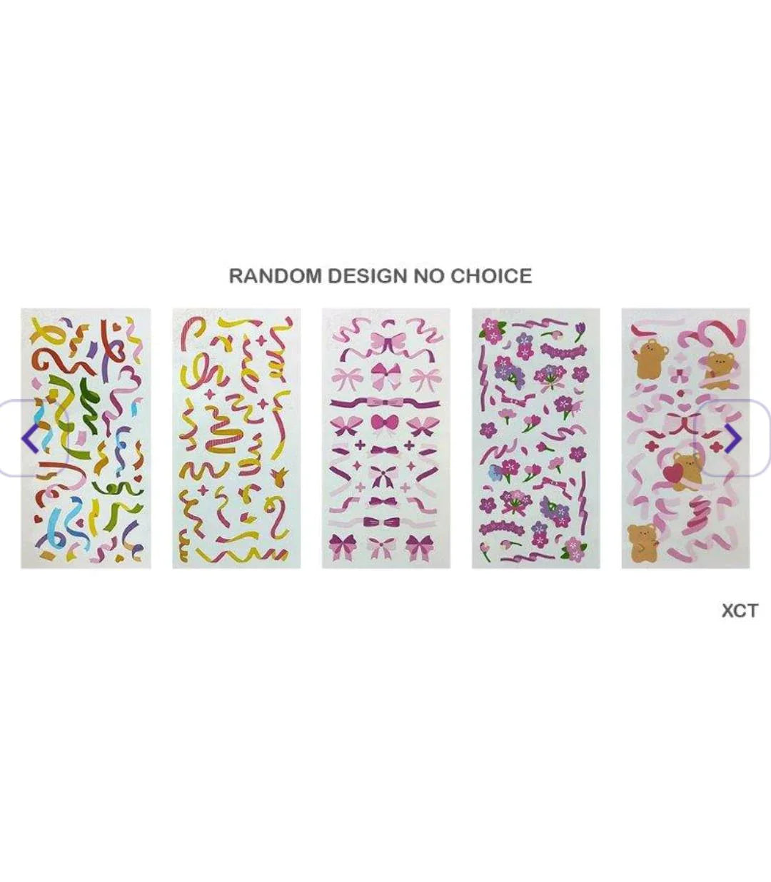 Xct Colorful Ribbon Sticker (Xct)