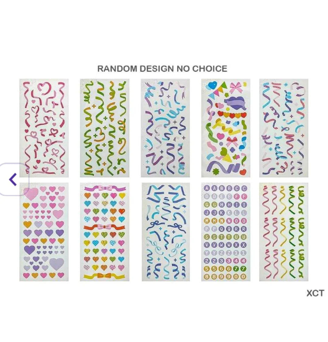 Xct Colorful Ribbon Sticker (Xct)