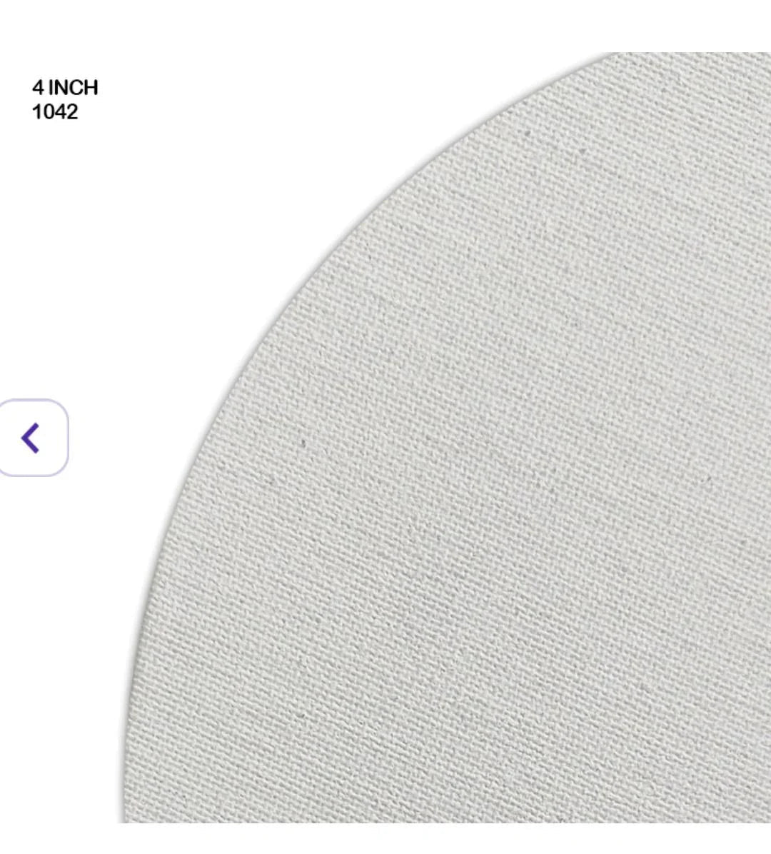 Ao Canvas Board Round  4 Inch (1042)