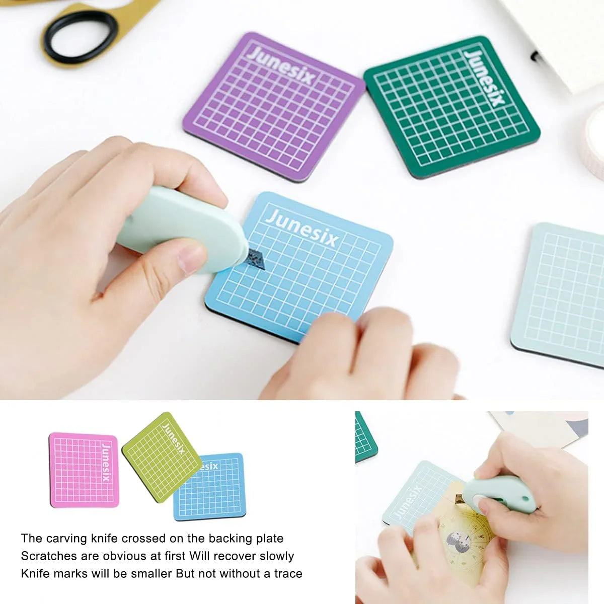 ( ) Cute Miniature Model Cutting mat l Pack of 1 l 6 cm x 6 cm